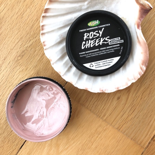 Lush Rosy Cheeks clay mask review blog Findianlife
