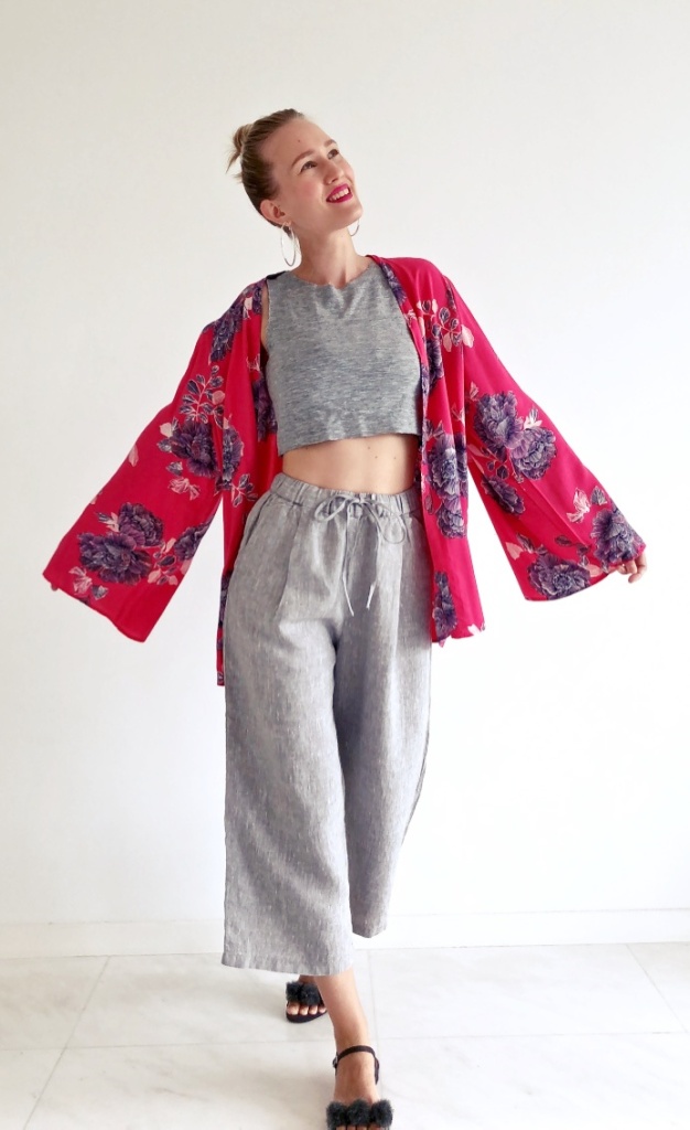 how to style a kimono, kimono outfit ideas